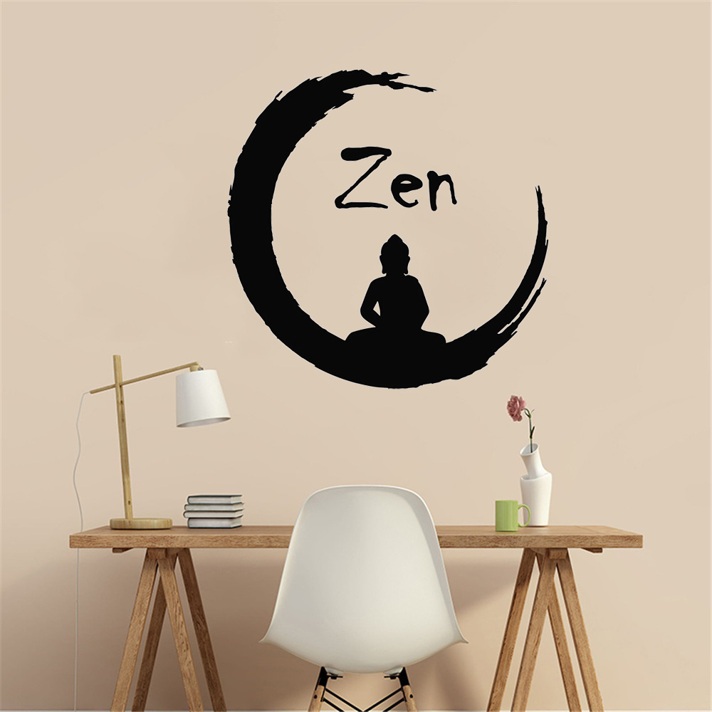 Interior Design Zen - Budist meditasyon buda Yoga Zen yuvarlak