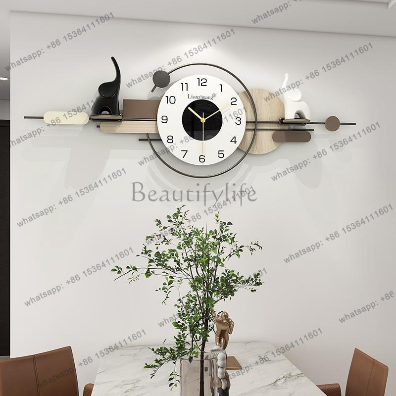 Interior Design Organic Modern - Modern Estetik Duvar Saati Basit Moda