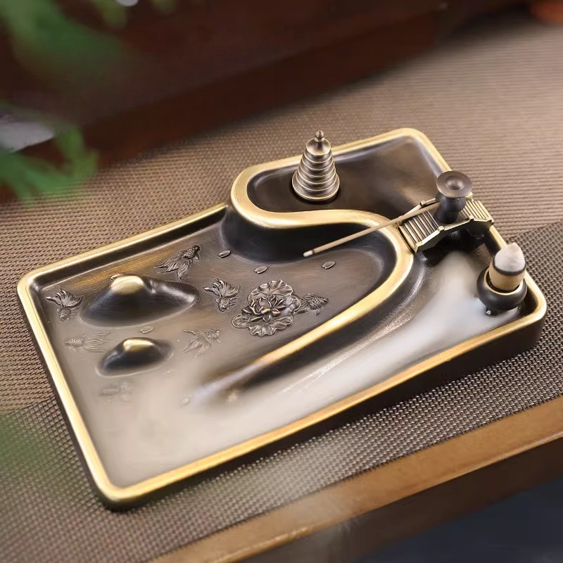 Interior Design Zen - Vintage Bakır Tütsü Brülörü Tasarım Tütsü
