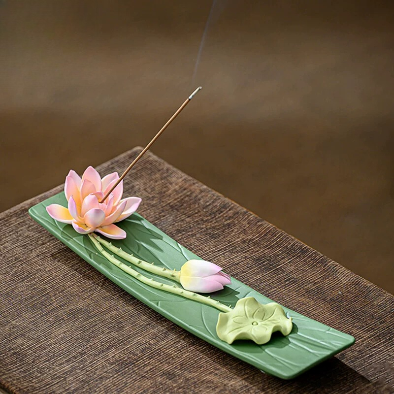 Interior Design Zen - CZ seramik el yapımı lotus desenli