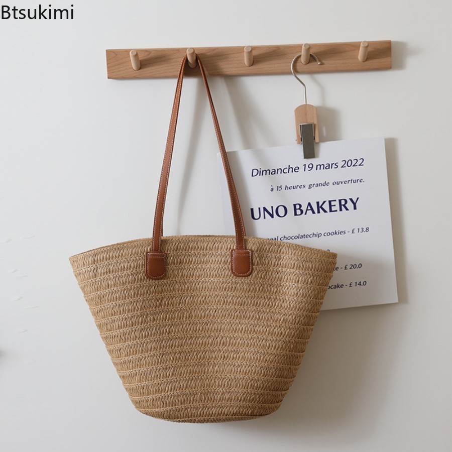 Interior Design Bali - Kadın Büyük Kapasiteli Omuz Çantası Yazlık