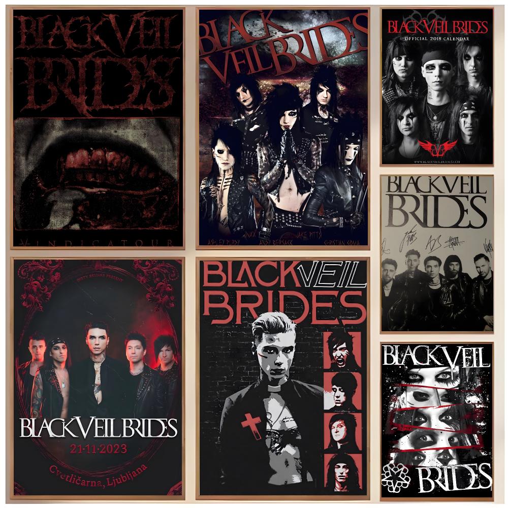 Interior Design With Wallpaper - Rock grubu B-Black Veil Brides Posteri