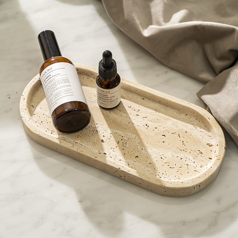 Banyo Vanity Dresser ve mutfak - Travertine Tray Oval incelemesi ve fiyatı