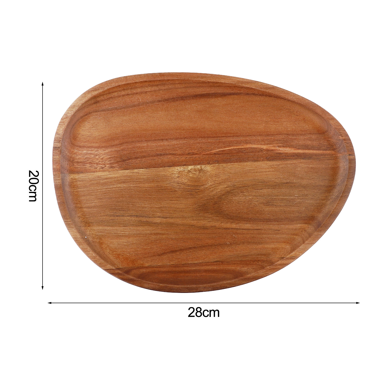 Ahşap Yemek Tabağı Düzensiz Ov - Travertine Tray Oval incelemesi ve fiyatı