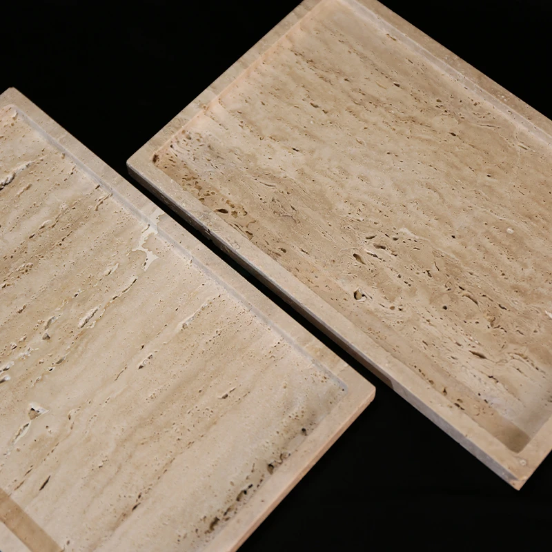 30x20x1.8 cm Doğa Mermer Bej T - Travertine Tray Oval incelemesi ve fiyatı
