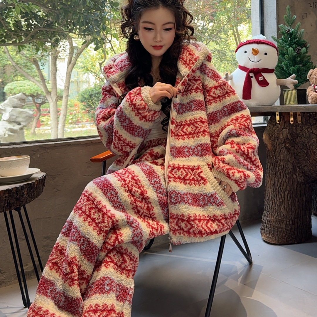 Kadın Mercan Polar Pijama Kış  - Interior Design Warm incelemesi ve fiyatı