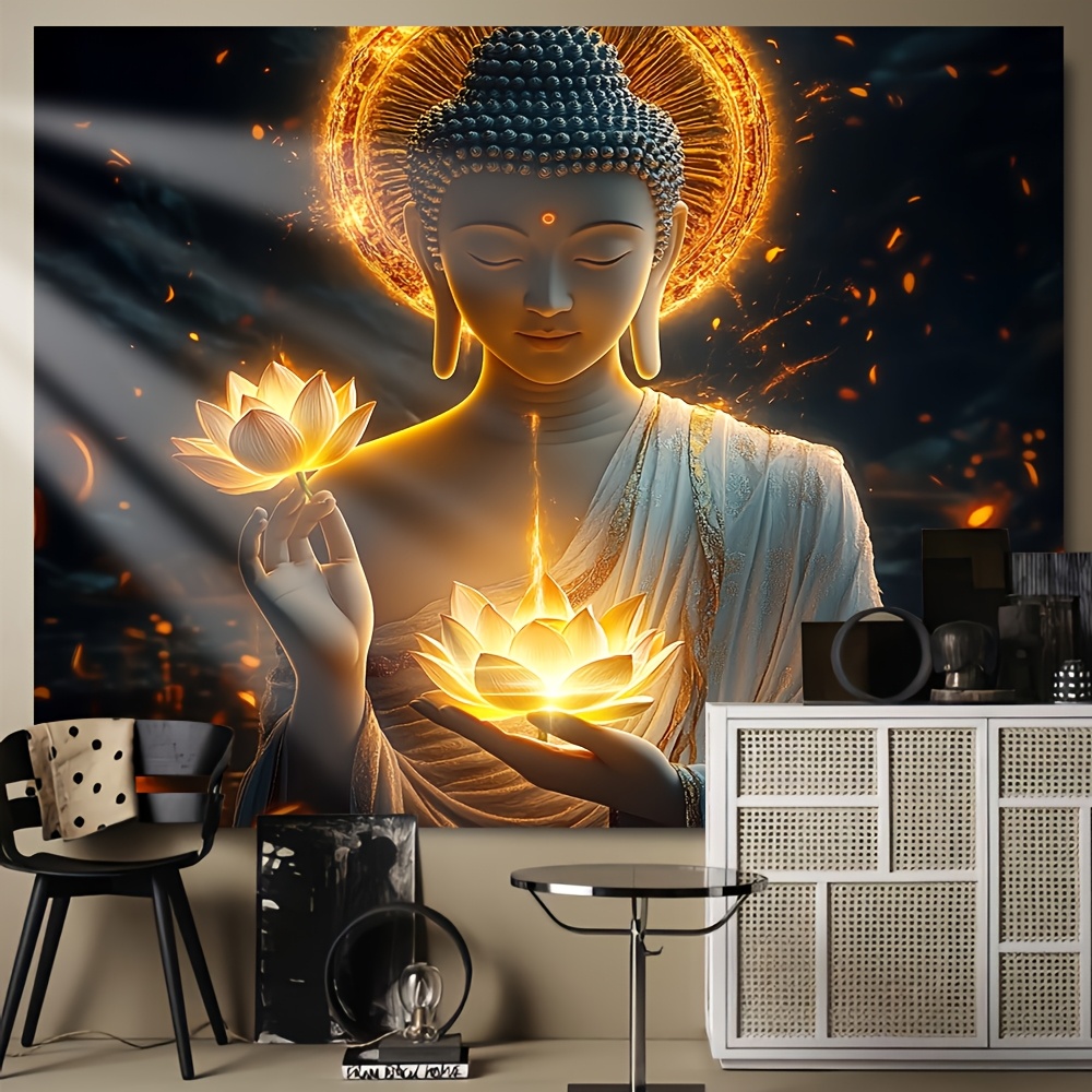 Buda ve Lotus Çiçeği Duvar San - Interior Design Zen incelemesi ve fiyatı