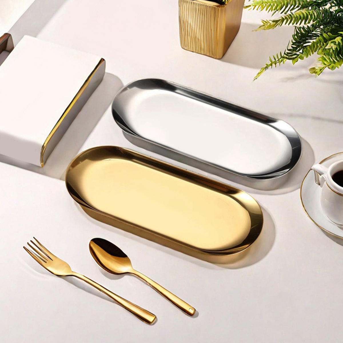 WORTHBUY İskandinav tarzı Oval - Travertine Tray Oval incelemesi ve fiyatı