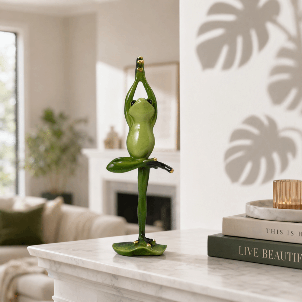 Reçine Yoga Pozlu Amfibi Figür - Interior Design Degree incelemesi ve fiyatı